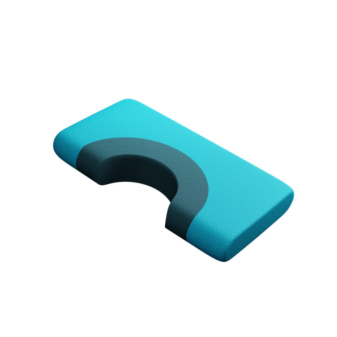 Bedface CERAMO Air Memory Foam Pillow powered by Blu Sleep