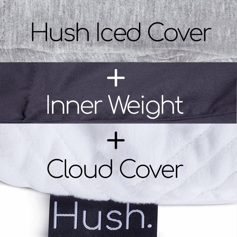Hush All Season Weighted Blanket 2-in-1 Bundle