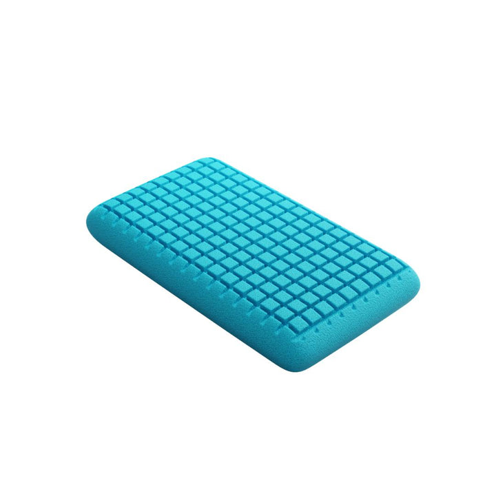 Turquoise Blue Bedface Memory Foam Pillow
