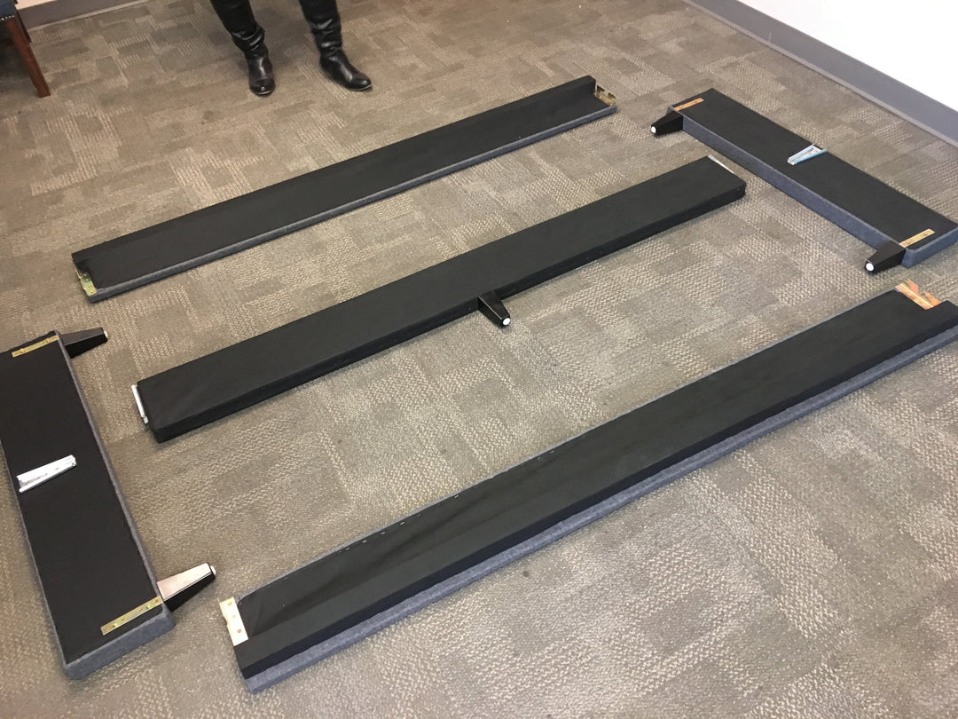 SNAP Flat Platform Base - with wooden legs and cross support