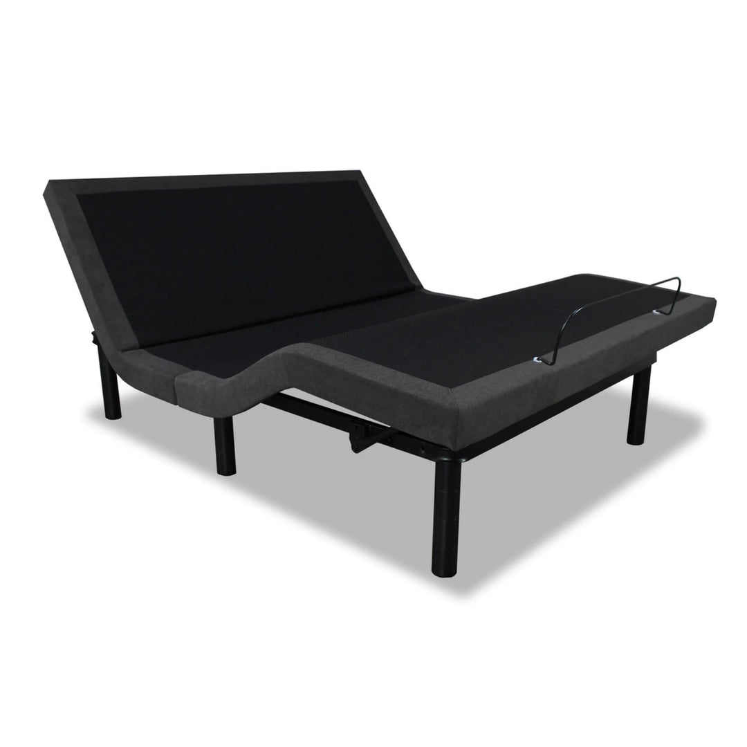  iDealBed 3i Custom Adjustable Bed Base with head and foot of base lifted up